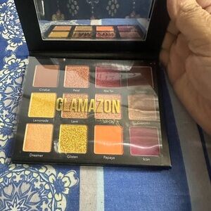 Amazon Glamazon Eyeshadow Palette — Gold, Orange, Pink, Brown, Peach